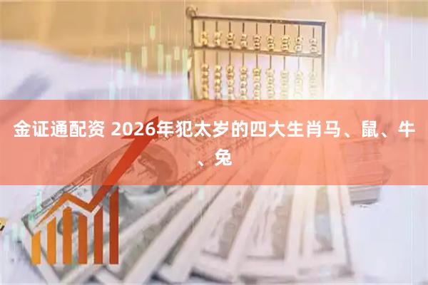 金证通配资 2026年犯太岁的四大生肖马、鼠、牛、兔